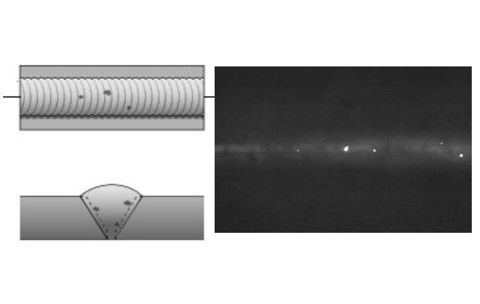 Cacat Las Tungsten Inclusion